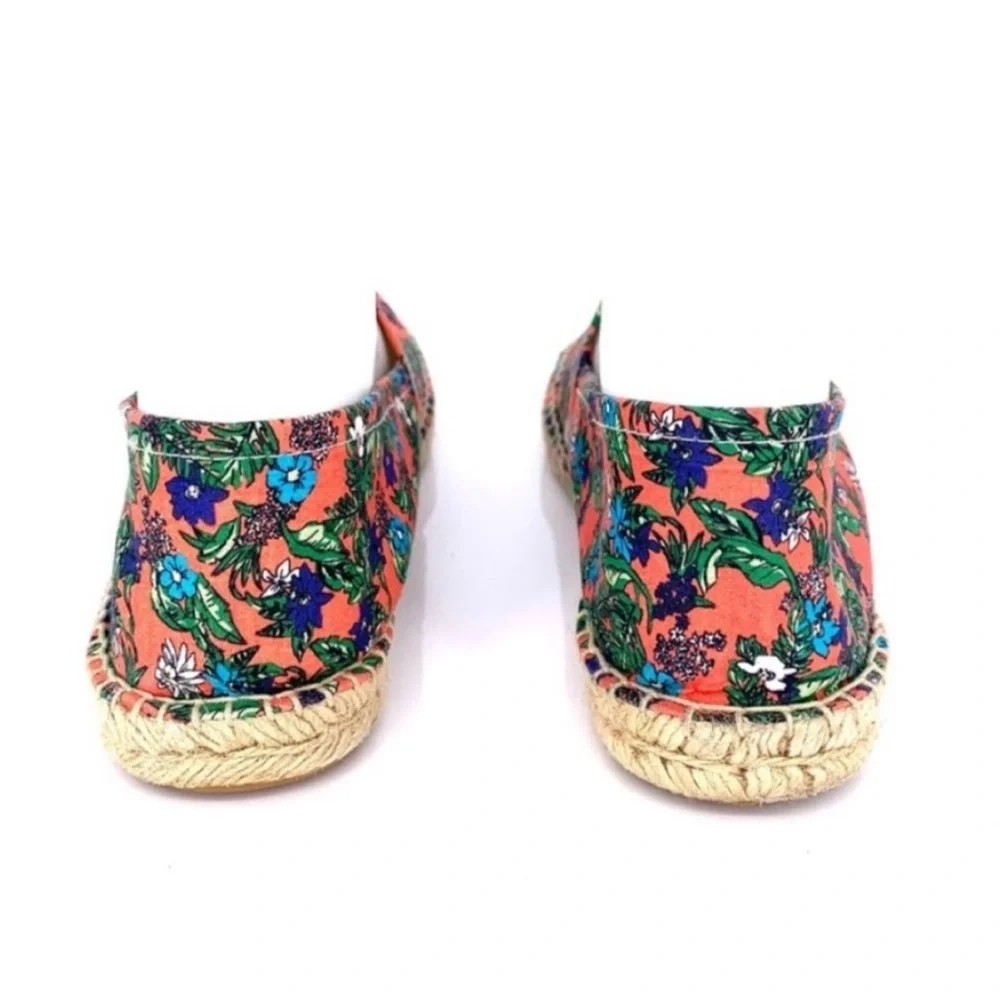 Soludos Floral Print Slip On Espadrilles Size 9.5 Summer Vacation Pool Tropical